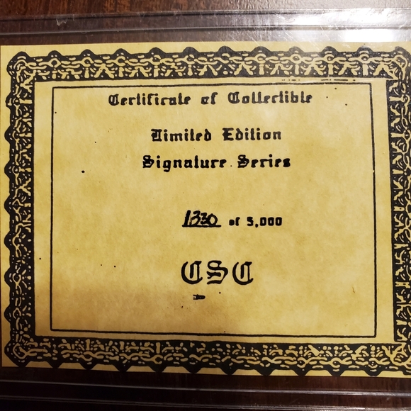 Nolan Ryan Autographed Plaque - Picture 3 of 3